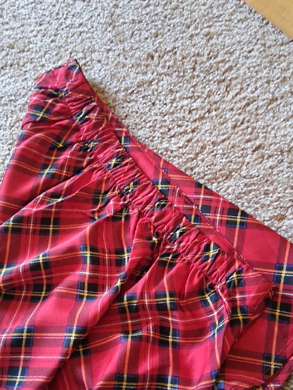 J. Crew Red Plaid A-Line Mini Skirt - Picture 6 of 8